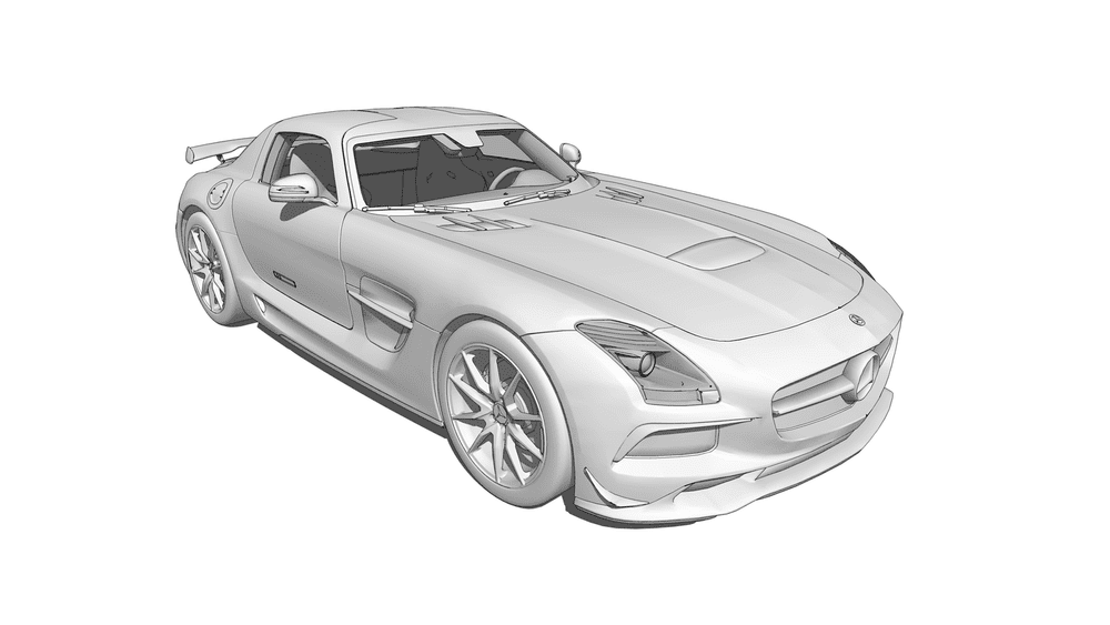 2014 Mercedes-Benz SLS AMG — Ozan Berke Studios